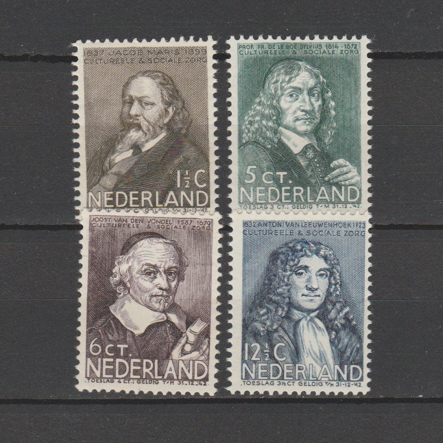 Nederland 1937 296-299 Zomerzegels