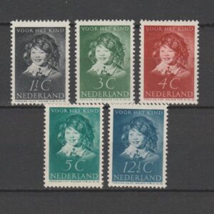 Nederland 1937 300-304 Kinderzegels