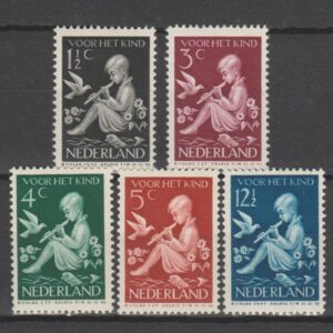 Nederland 1938 313-317 Kinderzegels