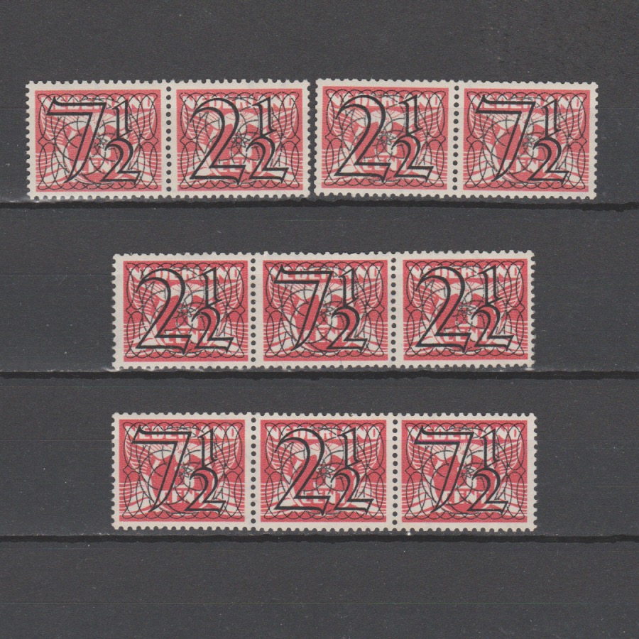 Nederland 1940 356a-d Tralie