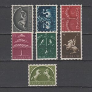 Nederland 1943 405-411 Germaanse Symbolen