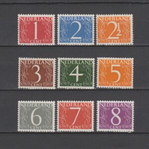 Nederland 1946 460-468 Cijfer