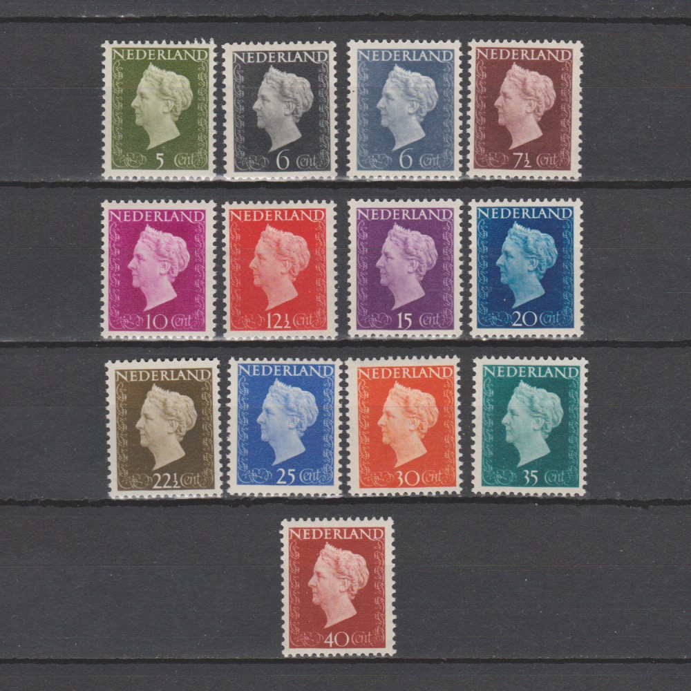 Nederland 1947 474-486 Wilhelmina Hartz