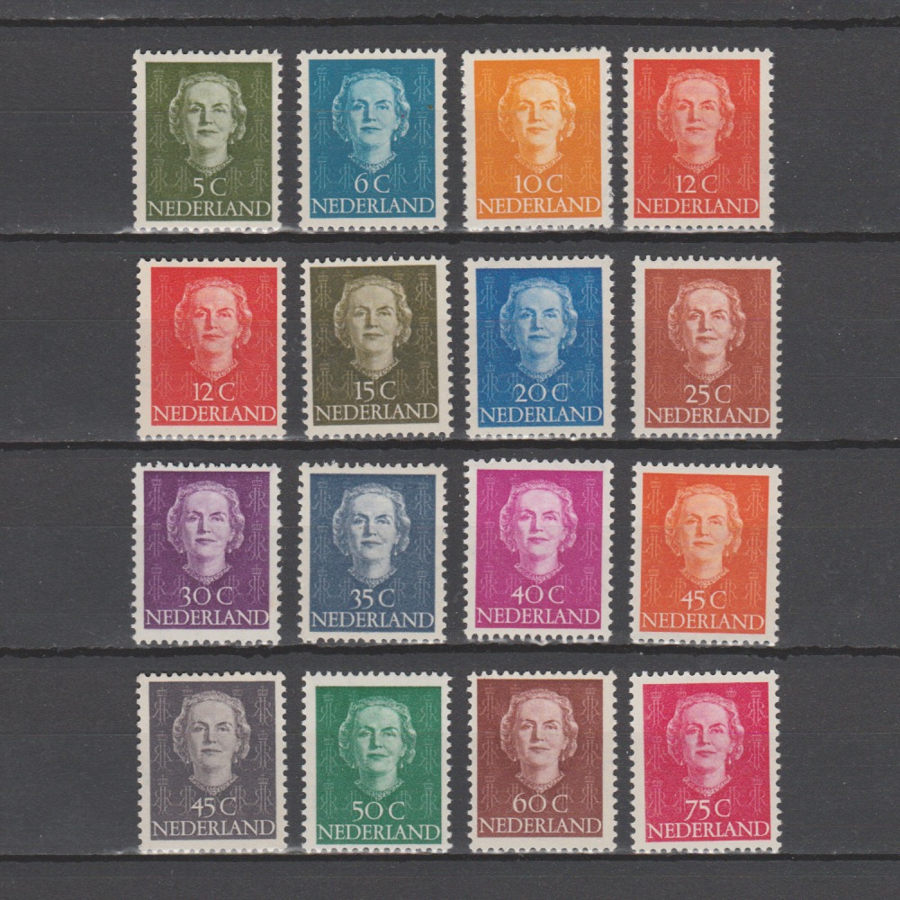 Nederland 1949 518-533 En Face