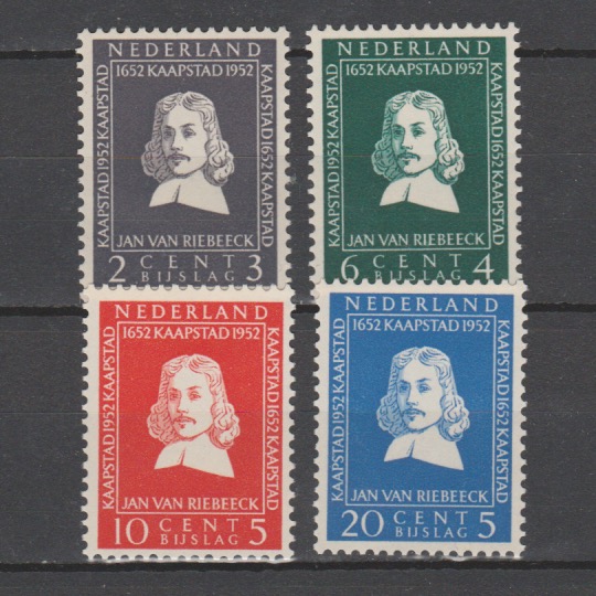 Nederland 1952 578-581 Van Riebeeck