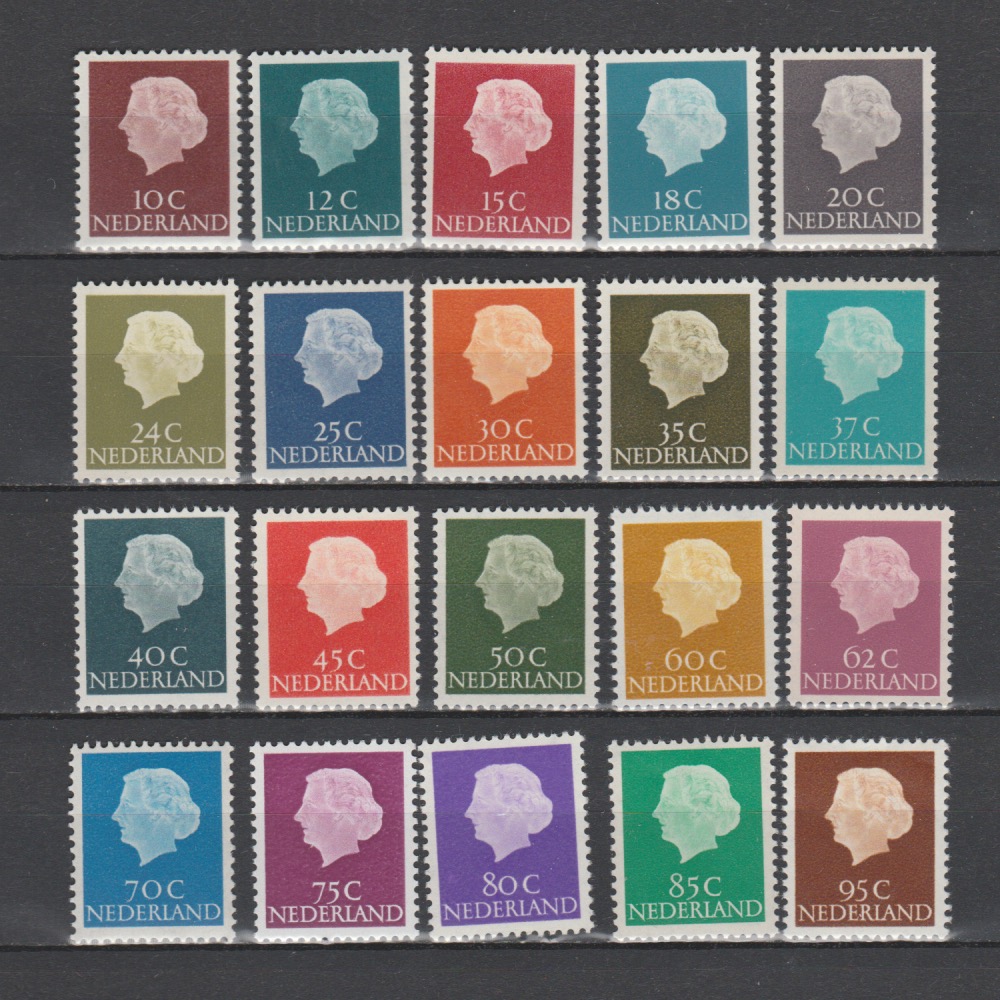 Nederland 1953 617-636 Juliana 'En Profil'