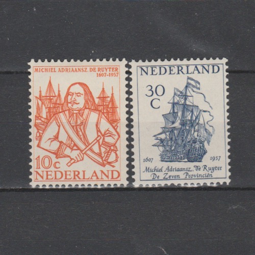 Nederland 1957 693-694 De Ruyter