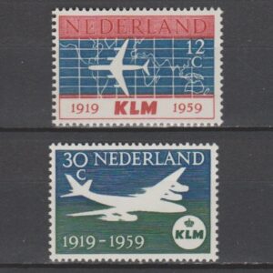 Nederland 1959 729-730 KLM