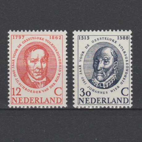 Nederland 1960 743-744 Geestelijke Volksgezondheid