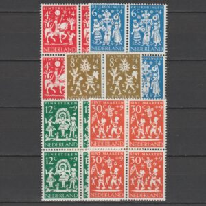 Nederland 1961 759-763 Kinderzegels in blok van 4