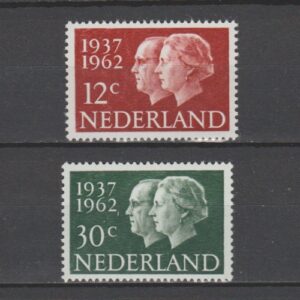 Nederland 1962 764-765 Zilveren Huwelijk