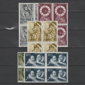 Nederland 1962 766-770 Zomerzegels in blok van 4