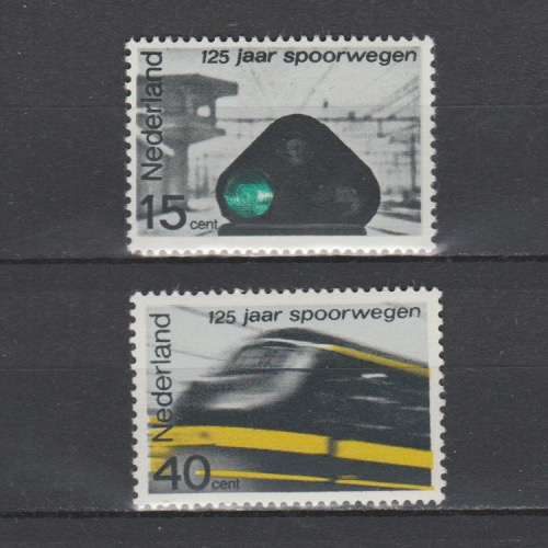 Nederland 1964 818-819 125 jaar Spoorwegen