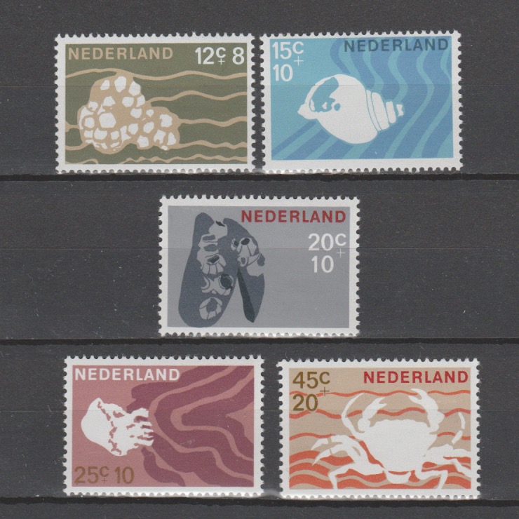 Nederland 1967 877-881 Zomerzegels