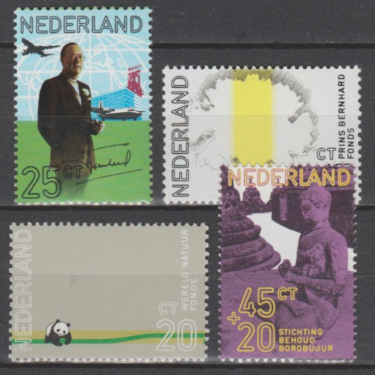 Nederland 1971 992-995 Prins Berhard