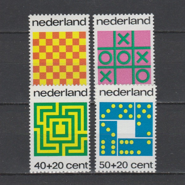 Nederland 1973 1038-1041 Kinderzegels