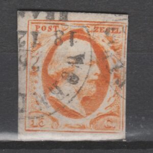 Nederland 1852 3 Willem III gestempeld