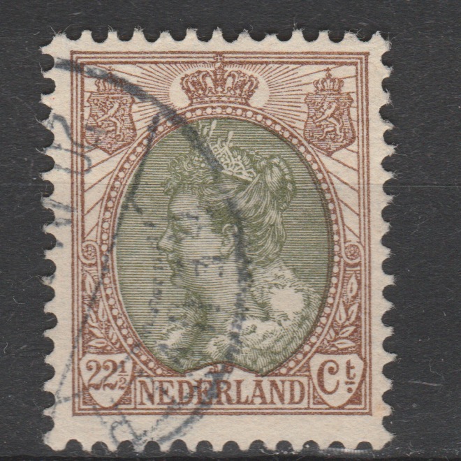 Nederland 1899 70 Wilhelmina bontkraag gestempeld