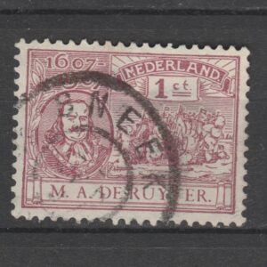 Nederland 1907 88 Plaatfout PM gestempeld