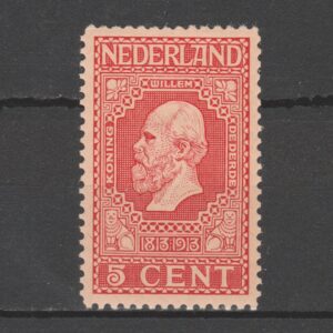 Nederland 1913 92 Plaatfout PM1 Ldr.1