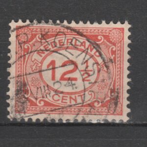 Nederland 1922 108 Plaatfout PM1 Ldr.2 gestempeld