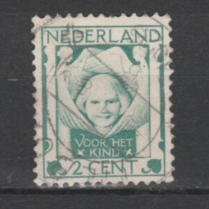 Nederland 1924 141 Plaatfout PM1 gestempeld