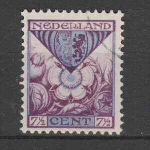 Nederland 1925 167 Plaatfout PM gestempeld