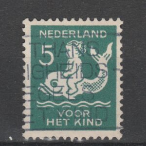 Nederland 1929 226 Plaatfout P1 gestempeld