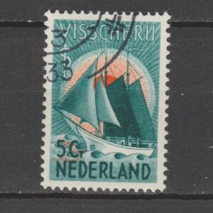 Nederland 1933 258 Plaatfout PM3 gestempeld