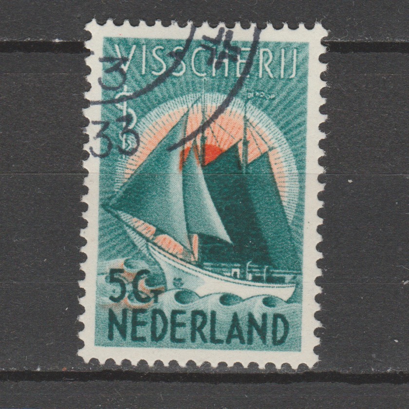 Nederland 1933 258 Plaatfout PM3 gestempeld