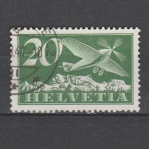 Zwitserland 1940 213y Luchtpost gestempeld