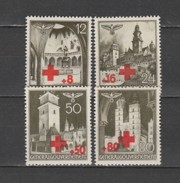 Duitsland 1940 Generalgouvernement 52-55