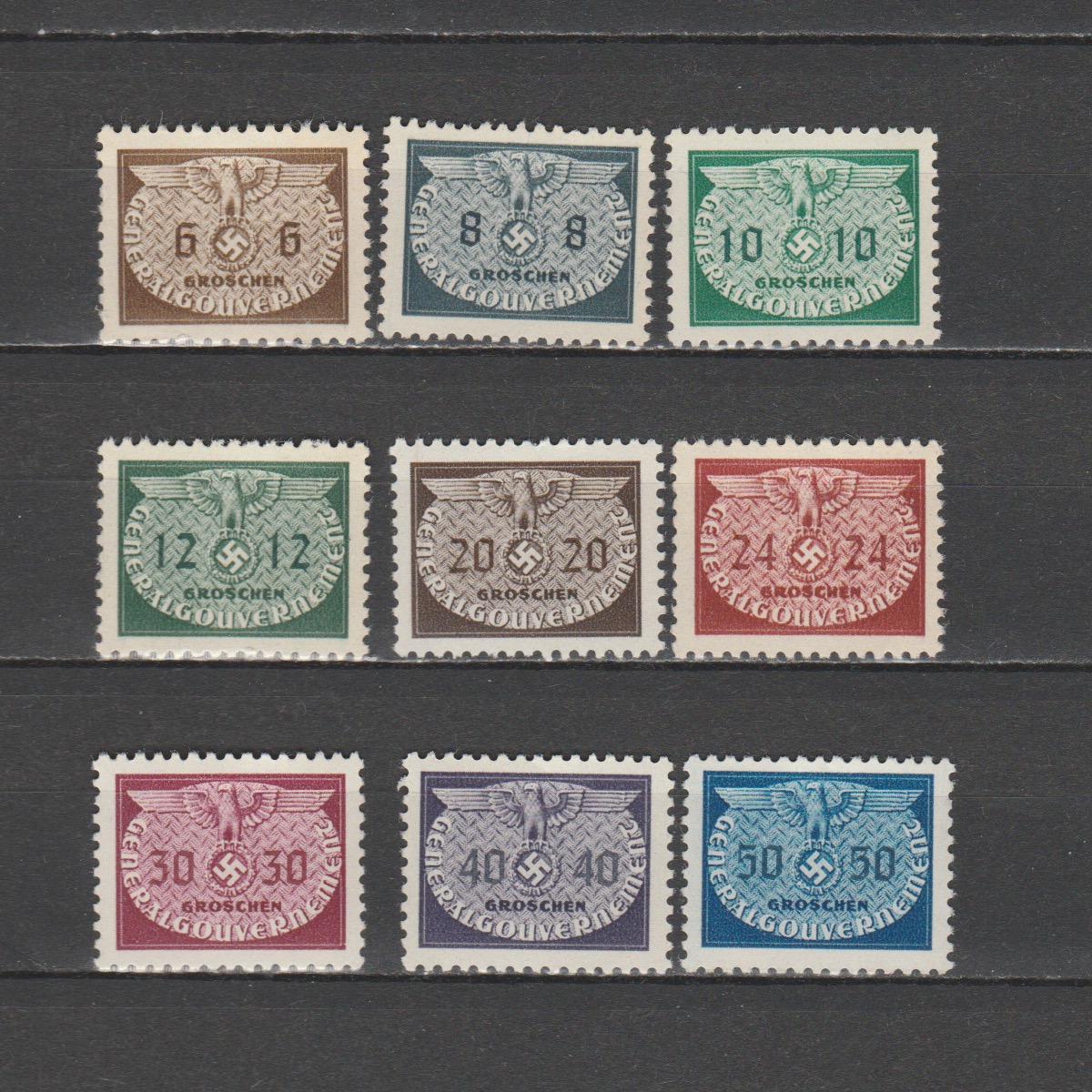 Duitsland 1940 Generalgouvenernement 16-24 Dienst