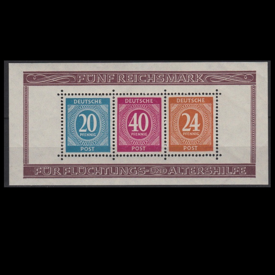 Duitsland 1946 Blok 12A