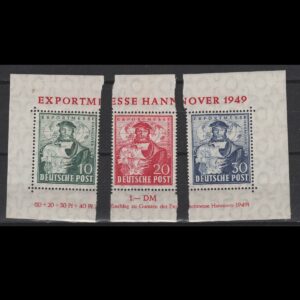 Duitsland 1949 103-105a uit blok