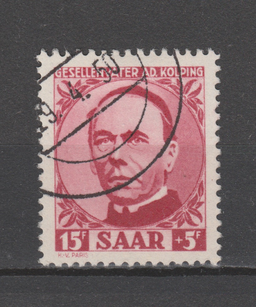 Duitsland 1950 Saar 289 gestempeld