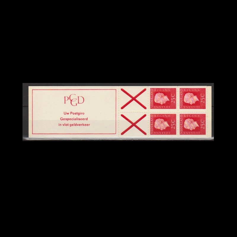 Nederland 1969 PB 9cF Postzegelboekje