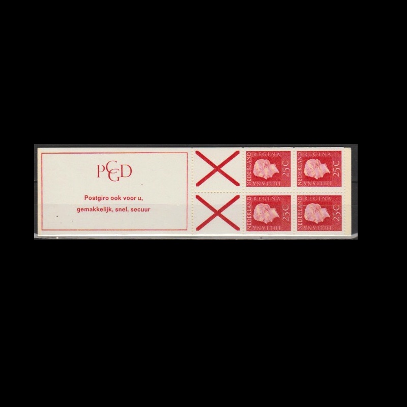 Nederland 1969 PB 9dF Postzegelboekje