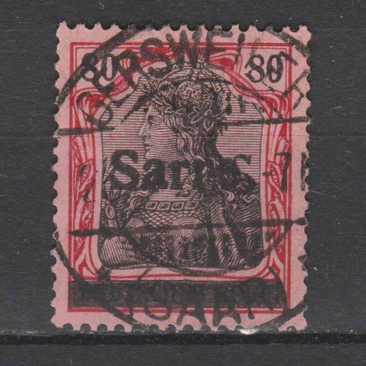 Duitsland 1920 Saargebiet 16 I gestempeld