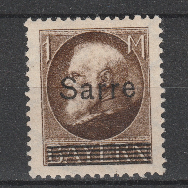 Duitsland 1920 Saargebiet 27a ongebruikt gekeurd