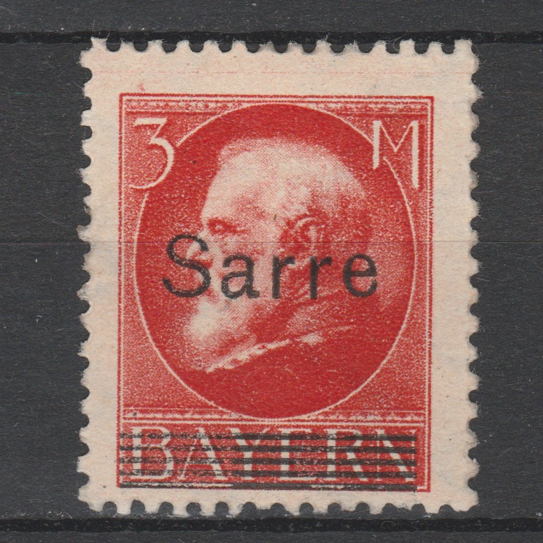 Duitsland 1920 Saargebiet 29 ongebruikt gekeurd