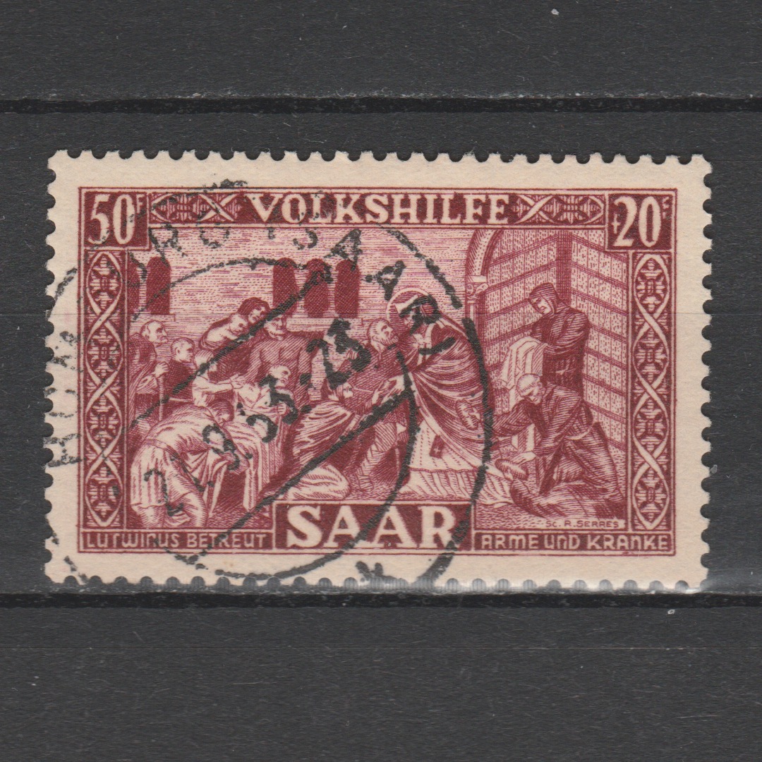 Duitsland 1950 Saar 303 gestempeld