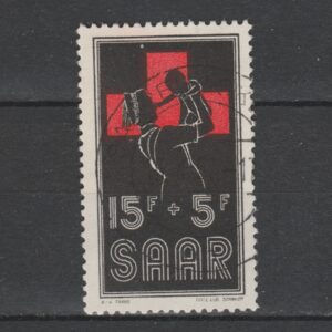 Duitsland 1955 Saar 360 gestempeld