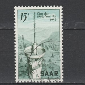 Duitsland 1956 Saar 369 gestempeld