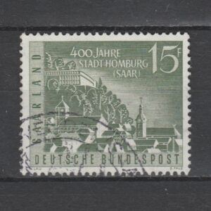 Duitsland 1958 Saarland 436 gestempeld