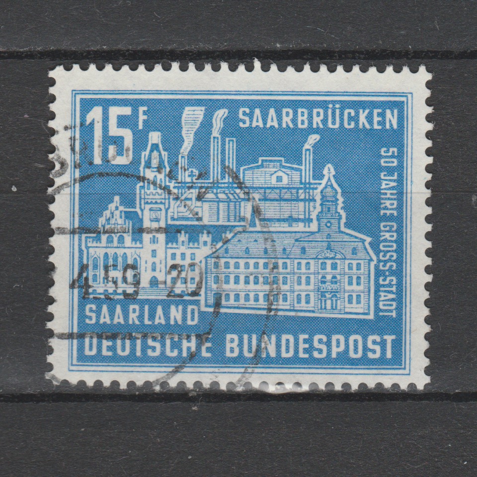 Duitsland 1959 Saarland 446 gestempeld