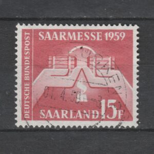 Duitsland 1959 Saarland 447 gestempeld