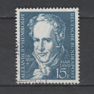 Duitsland 1959 Saarland 448 gestempeld