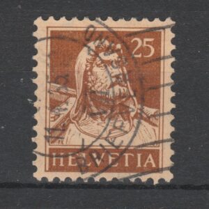 Zwitserland 1924 207 z Tell mit Arbrust gestempeld