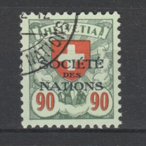 Zwitserland 1924 22z SDN gestempeld